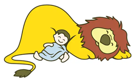 Cosy Comfort, Gentle Care; our lion-heart is all your child needs